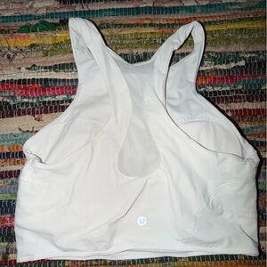 Lululemon White Sports Bra